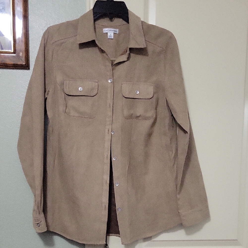 Croft & Barrow Light Brown Shirt